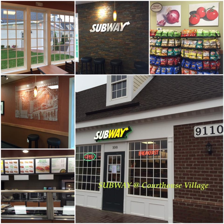 Announcing SUBWAY at the Village is Open! Spotsylvania Courthouse Village
